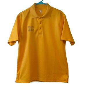 Wegmans Grocery Yellow Polo Men's Medium Short Sleeve Employee Work Shirt